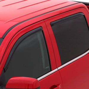 AVS 07-18 Jeep Wrangler Unlimited Ventvisor In-Channel Front & Rear Window Deflectors 4pc - Smoke