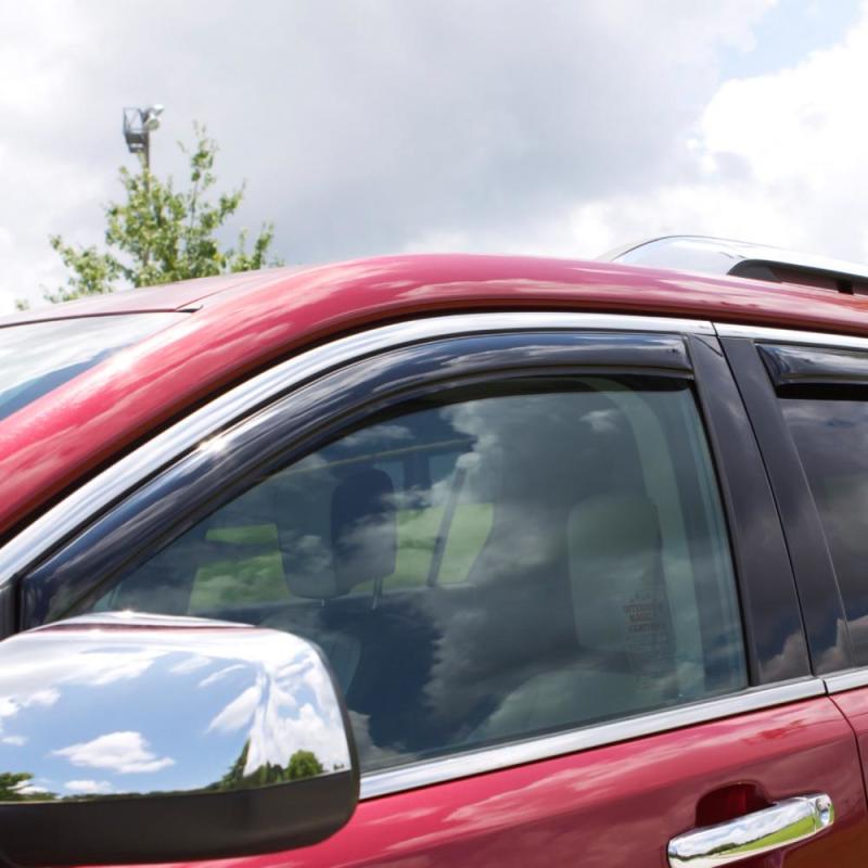 AVS 16-18 Nissan Maxima Ventvisor In-Channel Front & Rear Window Deflectors 4pc - Smoke