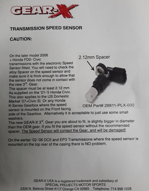 GEAR-X HONDA K SERIES DRAG KIT II