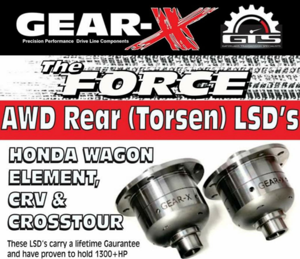 Gear-X The Force CRV/Wagon AWD Rear Torsen LSD