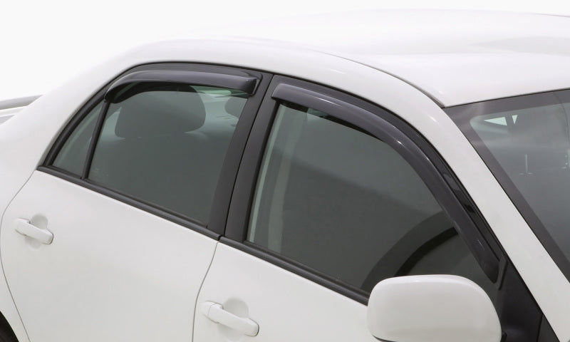 AVS 12-15 Honda Civic Ventvisor In-Channel Front & Rear Window Deflectors 4pc - Smoke