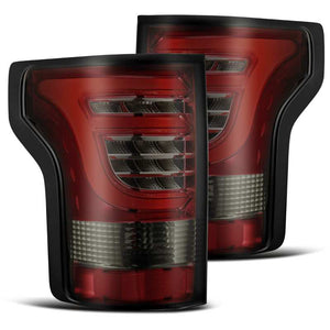 AlphaRex 15-17 Ford F-150 (Excl Models w/Blind Spot Sensor) PRO-Series LED Tail Lights Red Smoke