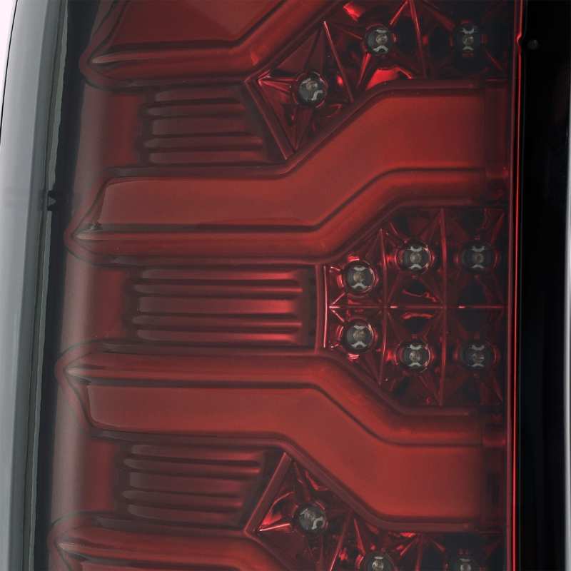 AlphaRex 14-18 Chevrolet Silverado 1500 PRO-Series LED Tail Lights Red Smoke