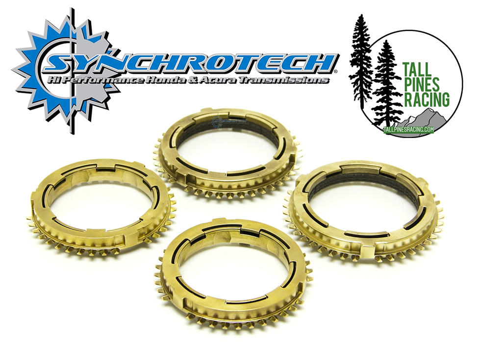 K20/K24 1st-4th Carbon Synchro Sleeve Set